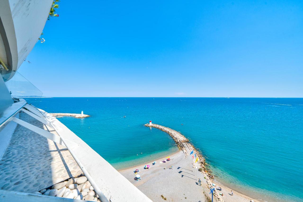 Sunny Lägenhet Villeneuve-Loubet Exteriör bild